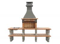 Ref. 110 Normal - 235 cm x 57 cm x 220 cm, CxLxA | Grelhador 60 cm x 40 cm, CxL | 750 kg